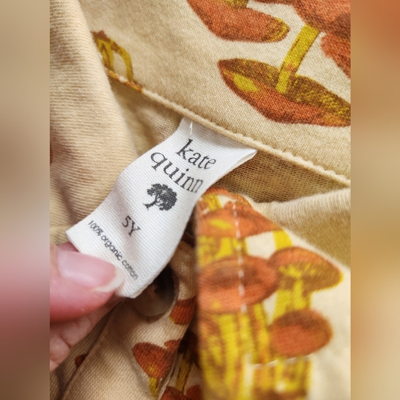 Kate Quinn Long Sleeve Mushroom Military Short 5Y - Picture 3 of 3